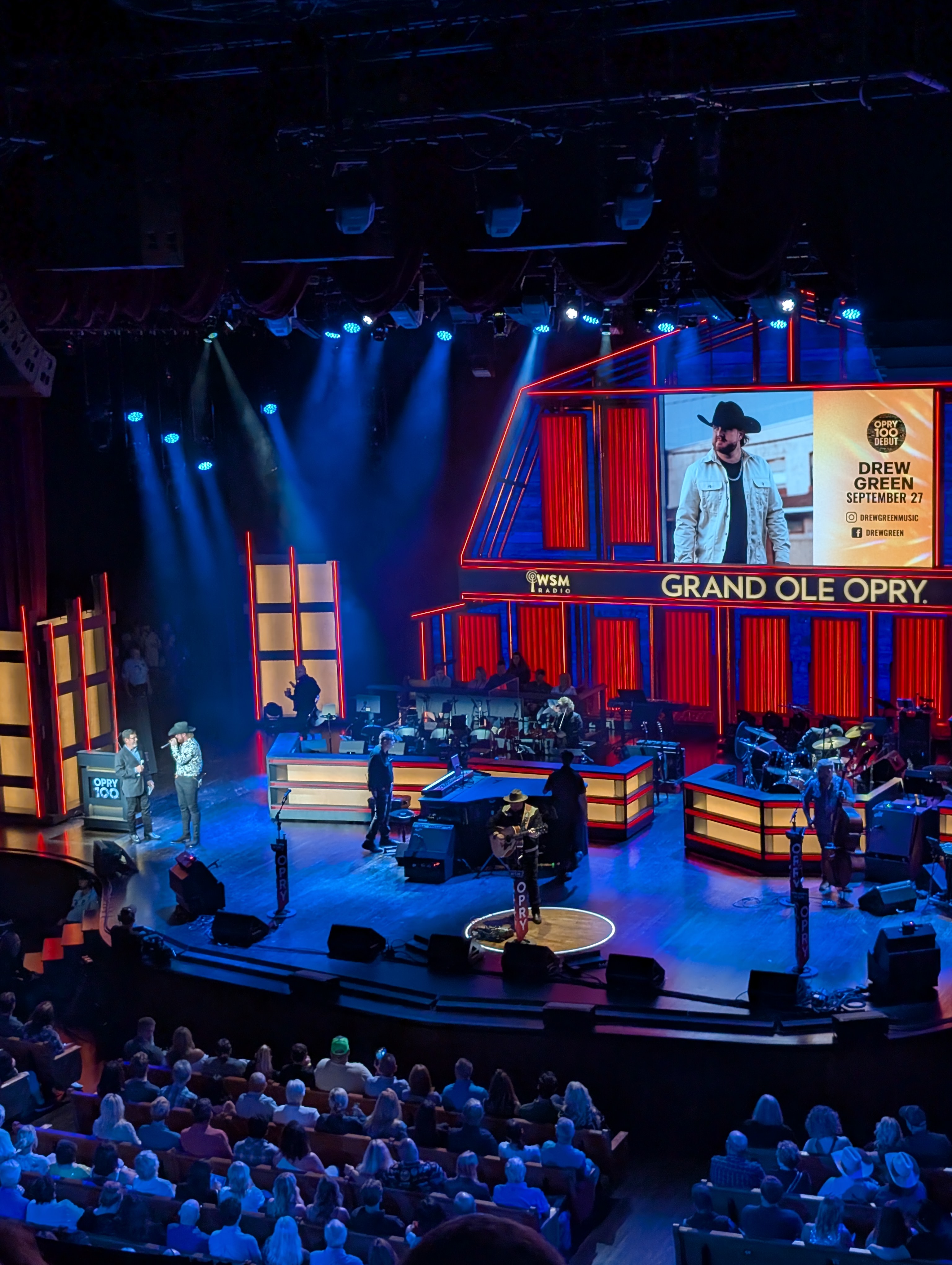 Another view of the historic Opry stage